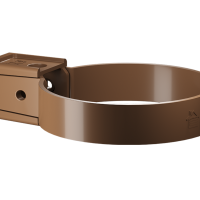 Хомут универсальный для водосточной трубы Premium, графит