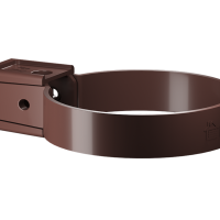 Хомут универсальный для водосточной трубы Premium, графит