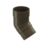 Колено 45˚ для водосточной трубы Premium, каштан