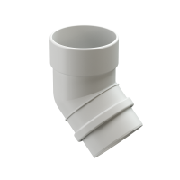 Колено 72˚ для водосточной трубы Premium, шоколад