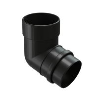 Колено 45˚ для водосточной трубы LUX, пломбир