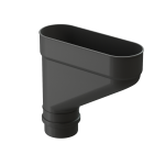 Коллектор для водостока Lux, графит