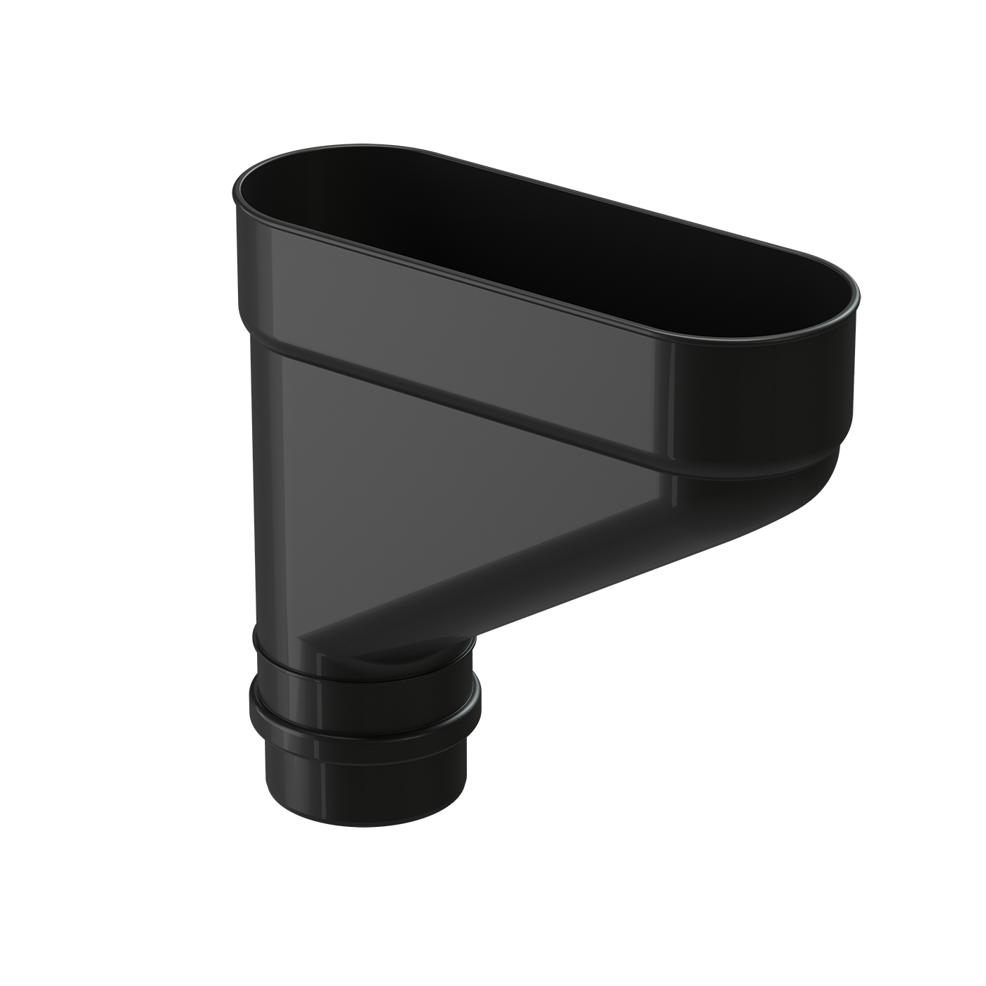 Коллектор для водостока Lux, карбон Коллектор для водостока Lux, карбон