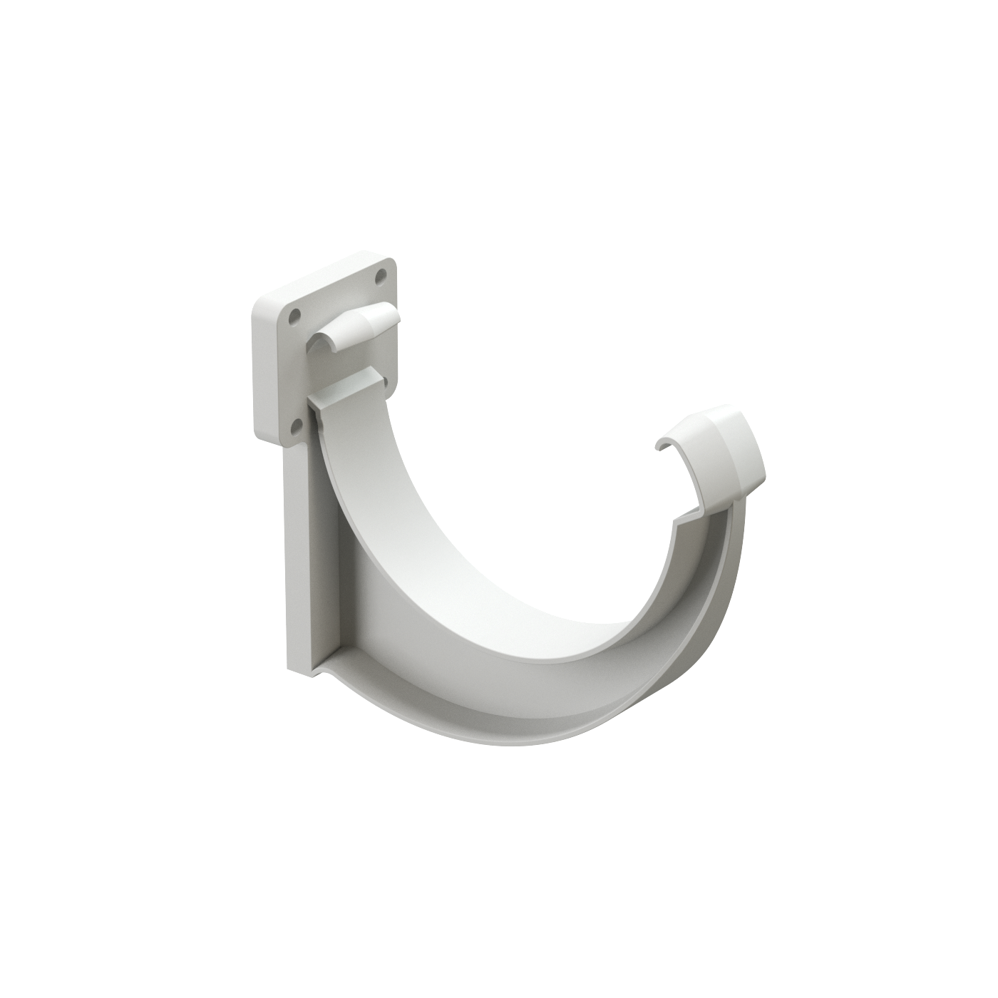 Кронштейн желоба Lux, пломбир Кронштейн желоба Lux, пломбир