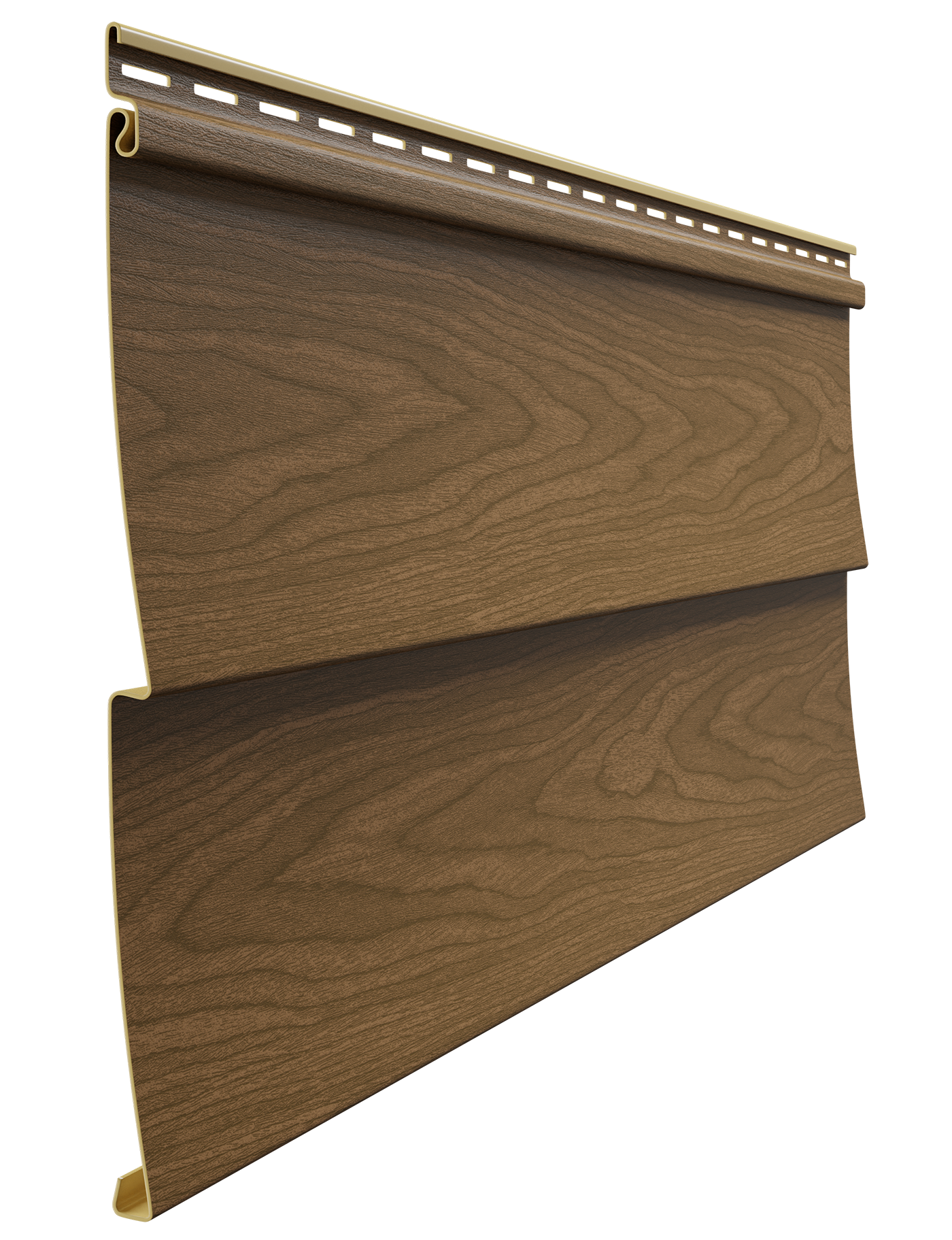 Сайдинг LUX под дерево, Ёлочка, миндаль Сайдинг LUX под дерево, Ёлочка, миндаль