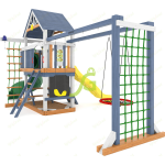 Детская площадка IgraGrad Шато с трубой (Дерево) мод.1