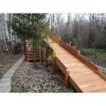 Зимняя горка ‘IgraGrad Snow Fox’, скат 10 м