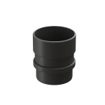 Муфта соединительная для водостока Lux, графит