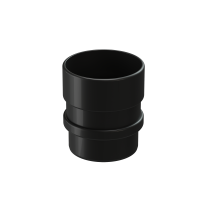 Муфта соединительная для водостока Lux, шоколад