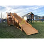 Зимняя горка ‘IgraGrad Snow Fox’, скат 8 м