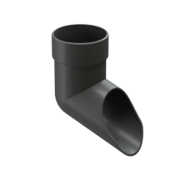 Наконечник для водосточной трубы LUX, пломбир