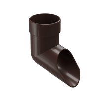 Наконечник для водосточной трубы LUX, графит