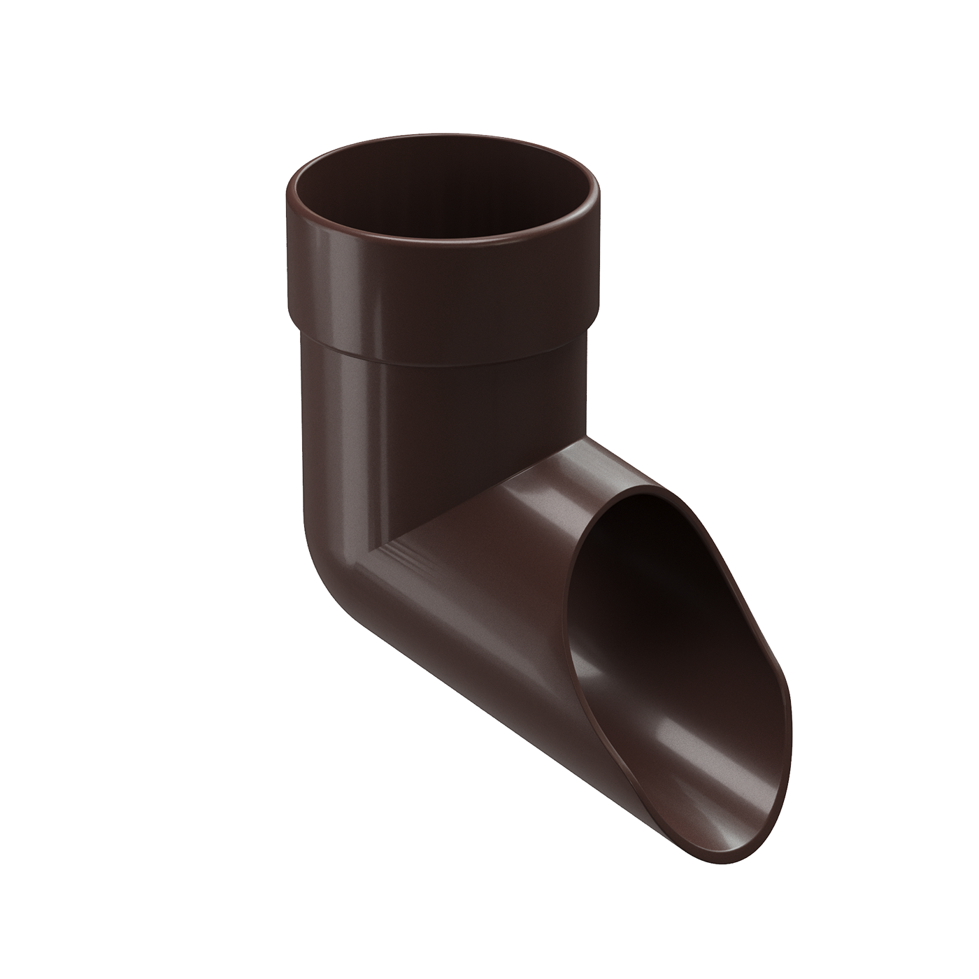 Наконечник для водосточной трубы LUX, шоколад Наконечник для водосточной трубы LUX, шоколад