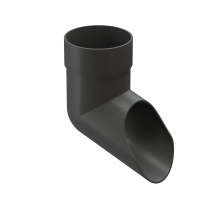 Наконечник для водосточной трубы Premium, шоколад