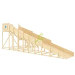 Зимняя горка ‘IgraGrad Snow Fox’, скат 10 м (мод. 2) без окраски