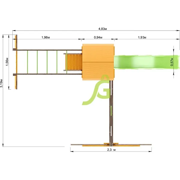 Детская площадка IgraGrad Игруня 3 Детская площадка IgraGrad Игруня 3