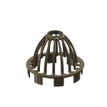 Сетка для защиты водостока Premium, каштан