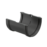 Соединитель желобов Premium, каштан