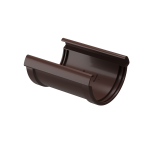 Соединитель желобов Premium, шоколад