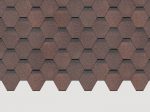 Гибкая черепица Standard, Сота, Коричневый