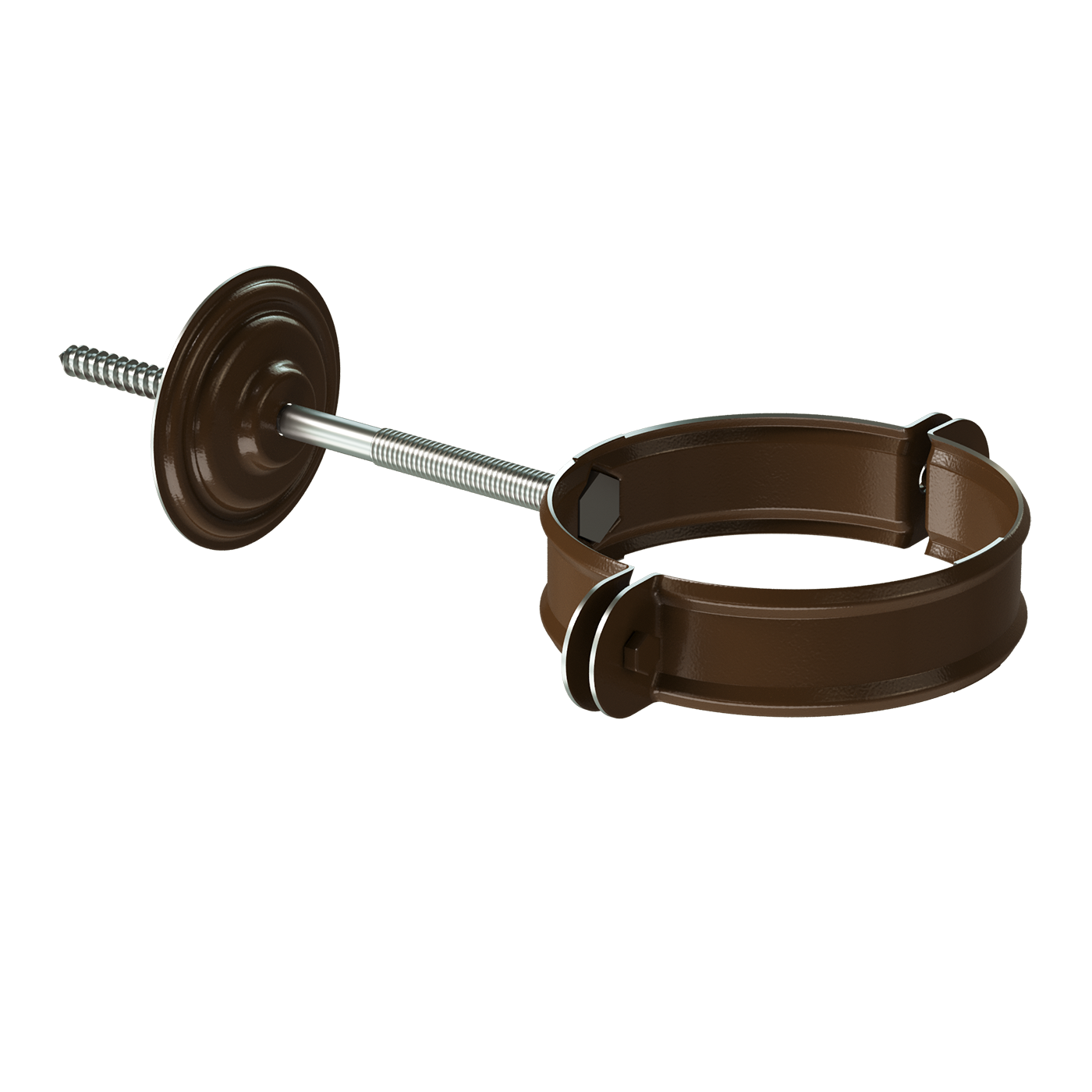 Хомут для водосточной трубы Stal Premium, каштан Хомут для водосточной трубы Stal Premium, каштан