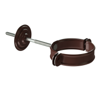 Хомут для водосточной трубы Stal Premium, графит