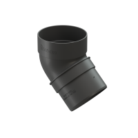 Колено водосточное 45˚ Standard, тёмно-коричневый