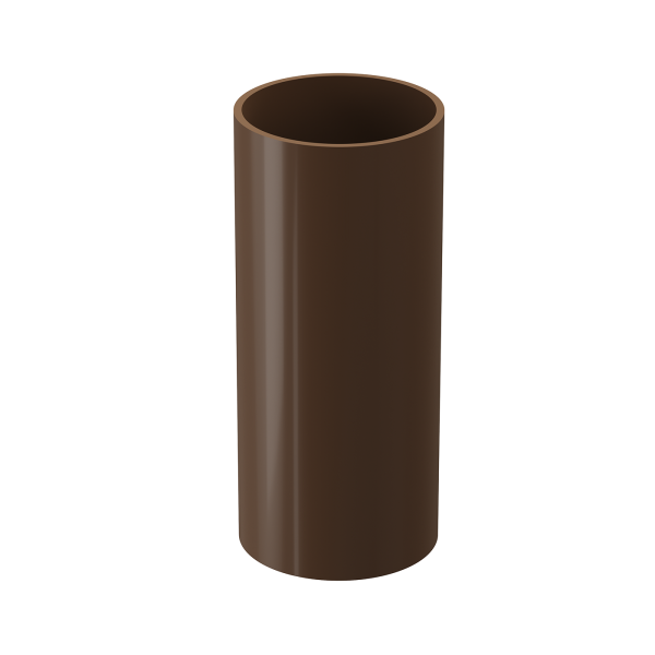 Труба водосточная 2 м Standard, светло-коричневый