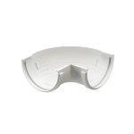 Внешний угол желоба 90° Standard, белый