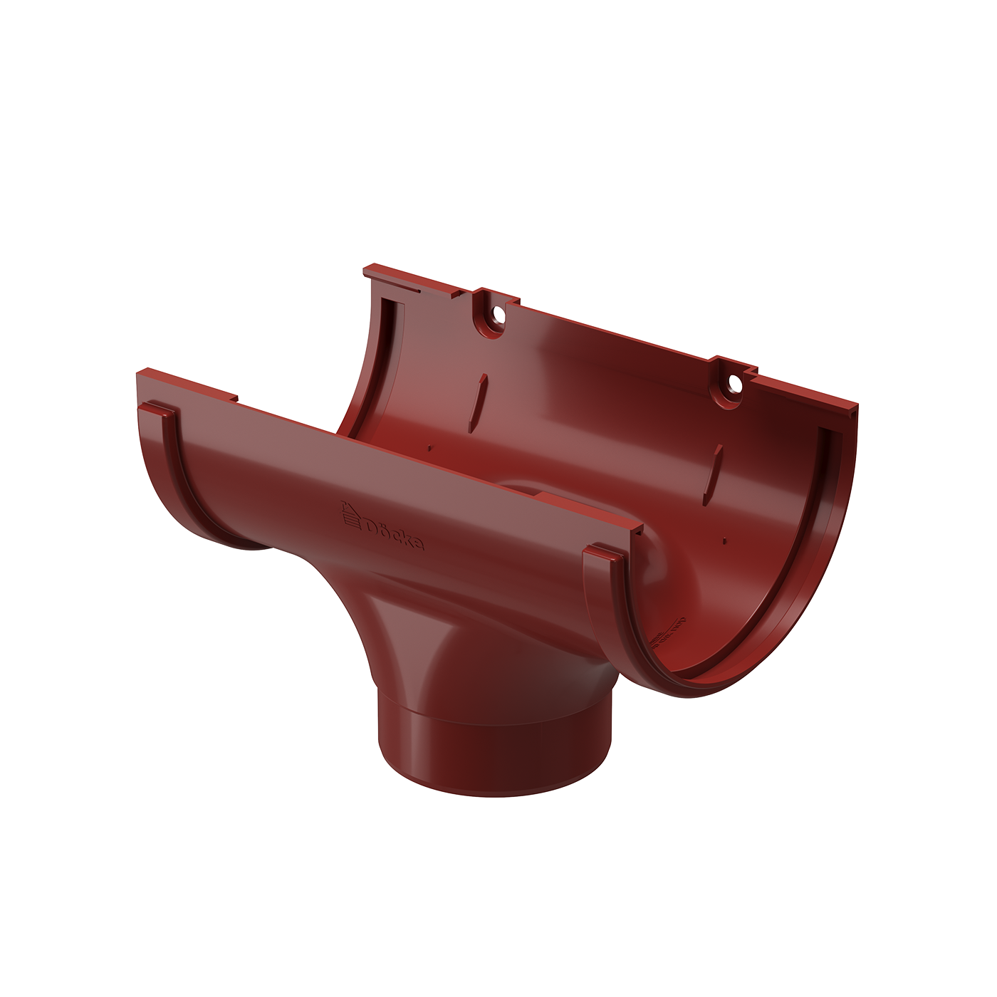 Водосточная воронка Standard, красный Водосточная воронка Standard, красный