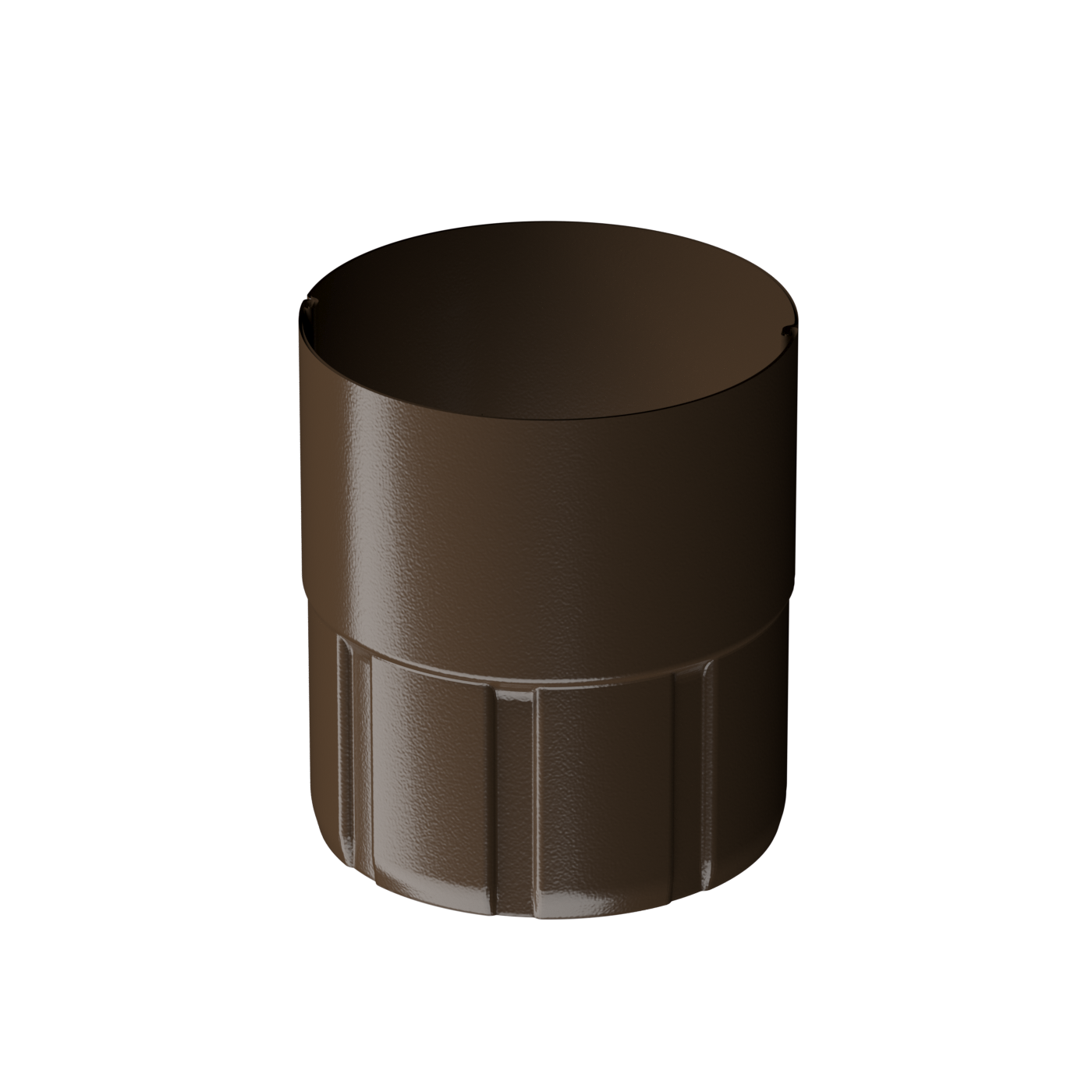 Муфта соединительная для водостока Stal Premium, каштан Муфта соединительная для водостока Stal Premium, каштан