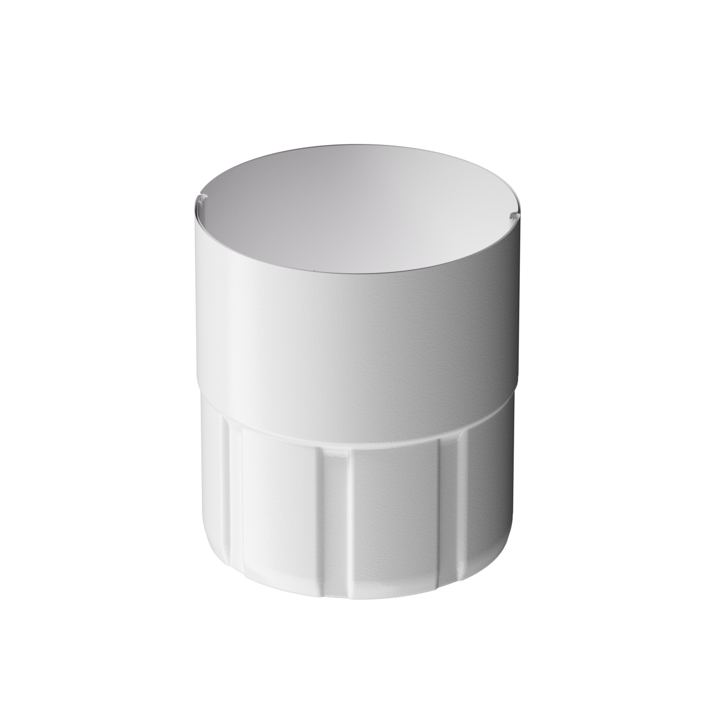 Муфта соединительная для водостока Stal Premium, пломбир Муфта соединительная для водостока Stal Premium, пломбир