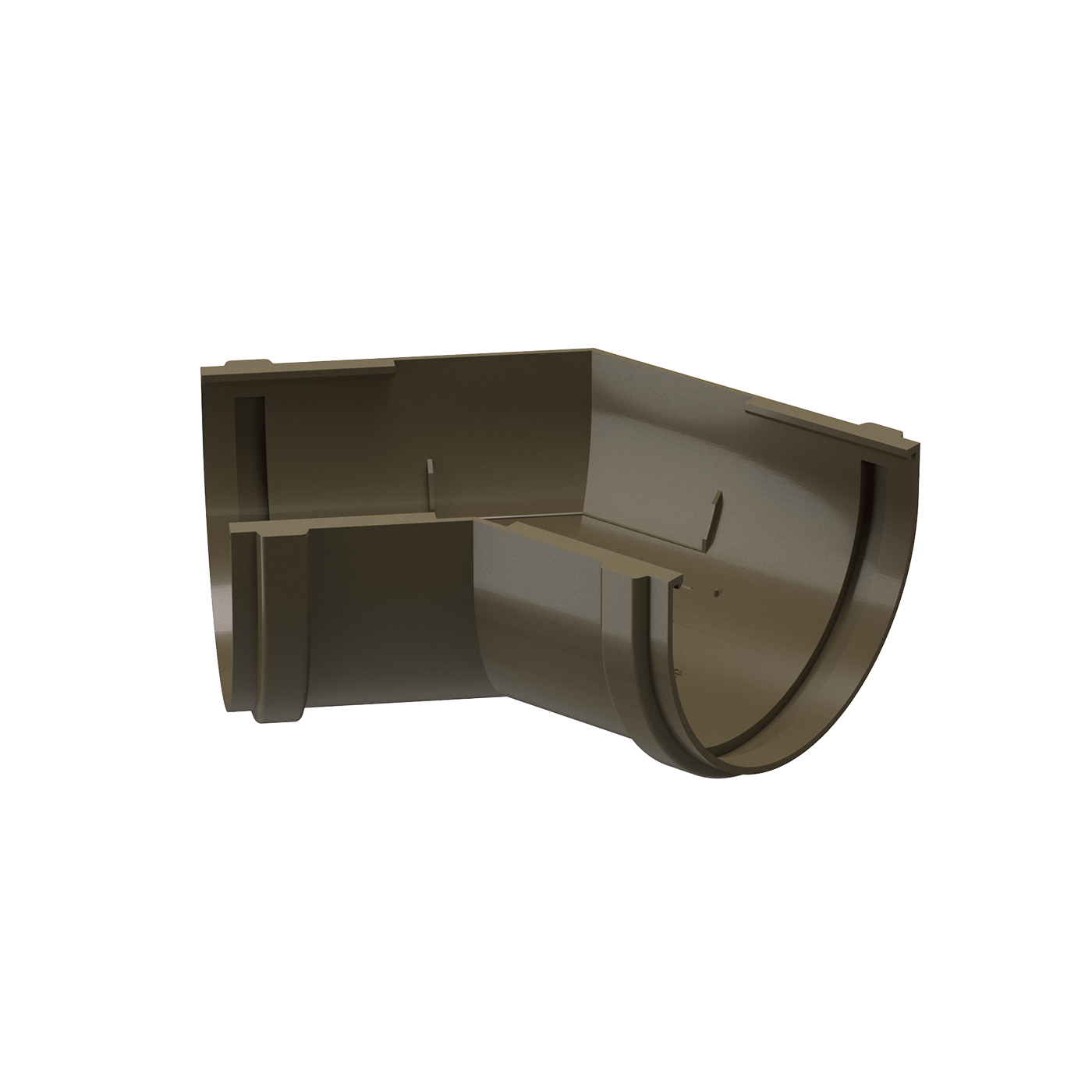 Угол желоба 135˚ Premium, каштан Угол желоба 135˚ Premium, каштан