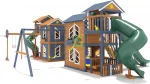 Детская деревянная площадка ‘IgraGrad Домик 7 мод.2’