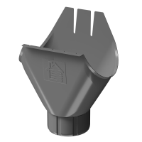 Водосточная воронка желоба Stal Premium, каштан