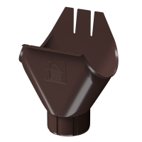 Водосточная воронка желоба Stal Premium, графит