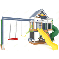 Детская площадка IgraGrad Шато 2 с трубой (Домик) мод.2