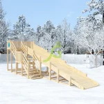 Зимняя горка ‘IgraGrad Snow Fox’, скат 8 м, без окраски