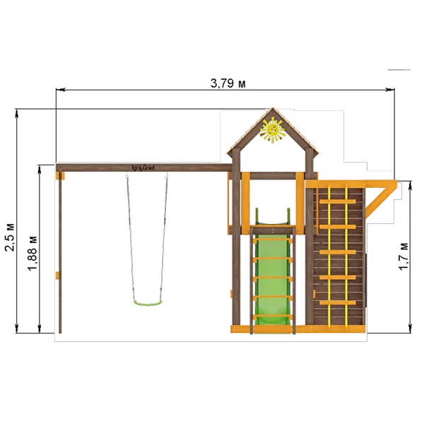 Детская площадка IgraGrad Игруня 5 Детская площадка IgraGrad Игруня 5