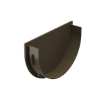 Заглушка воронки Premium, каштан