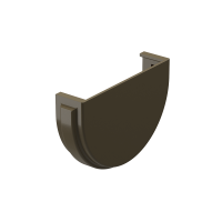 Заглушка желоба Premium, пломбир