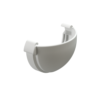 Заглушка желоба Lux, графит