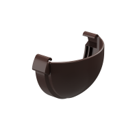 Заглушка желоба Lux, графит