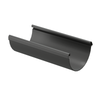 Желоб водосточный 3 м Lux, шоколад