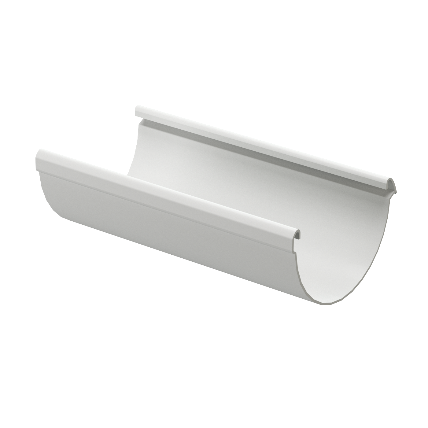 Желоб водосточный 3 м Lux, пломбир Желоб водосточный 3 м Lux, пломбир