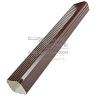 Труба водосточная с коленом (76×102×1000)