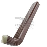 Труба водосточная с коленом (76×102×1000)