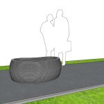 Вазон “Боб” средний 1200*730*450