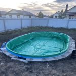 Тент 460*260 см. защитный для зимней консервации овальный