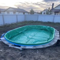 Тент 460*260 см. защитный для зимней консервации овальный